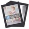 10 Pack Pre-Cut 11 x 14 Black Picture Mats for 8.5x11 Photos - White Core Bevel Cut Frame Matte, Acid Free, Ideal for Frames/Artwork/Prints